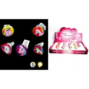 ANILLOS LED DE UNICORNIO LUMINOSOS PARA NIÑOS EN EXPOSITOR (50 ud.)