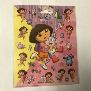 Hojas de Pegatinas Dora la Exploradora Grandes, 20x16 cm (10 uds)