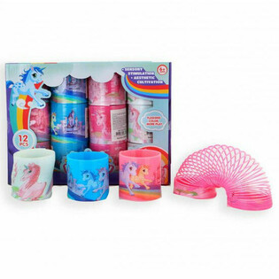 Espiral Unicornio Arcoíris Ø 6 CM (12 uds.)