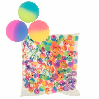 MIX PELOTAS SALTARINAS ESMERILADAS Ø 2.7 cm (100 uds.)