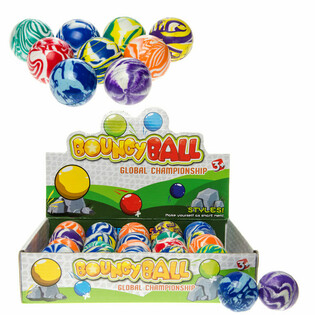 Mix de Pelotas Saltarinas Ø 4,3 cm en Expositor (20 uds.)