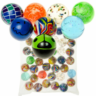 MIX Pelotas Saltarinas Ø 4,5 cm (40 uds.)