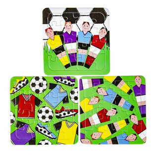 MIX PUZLES DE FÚTBOL - 14 x 14 cm (50 unidades)