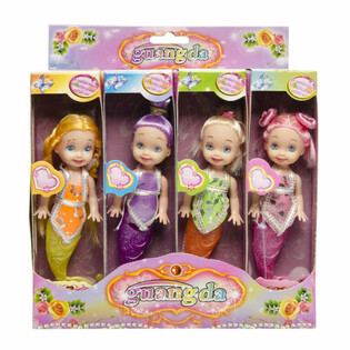 Mu&ntilde;ecas de Sirena en Expositor (16 uds.)
