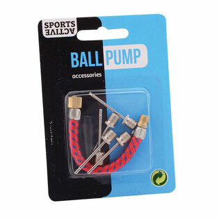 SPORTS ACTIVE - SET DE 7 ACCESORIOS PARA INFLADOR DE BALONES