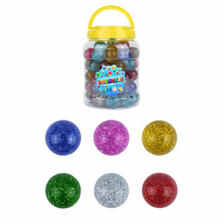 Pelotas Saltarinas con Purpurina &Oslash;3,3cm (72 unidades)