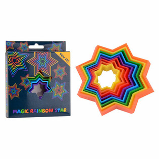 JUEGO FIDGET 3D MAGIC STAR - FORMA MÁGICA 3D - FIDGET MÁGICO 3D - EN CAJA (24 uds.)