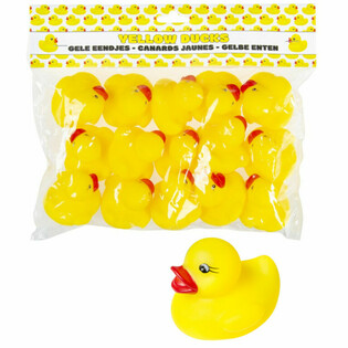 Patitos de Goma para Regalar - 5 x 5 x 4 cm (Pack de 15)