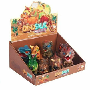 FIGURAS DE DINOSAURIOS CON SONIDO EN EXPOSITOR (8 uds.)