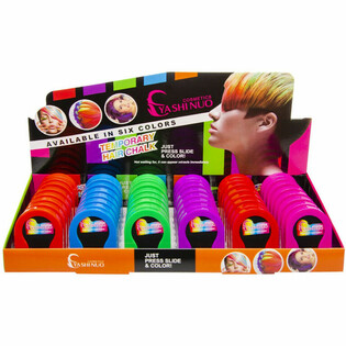 TIZA PARA EL PELO - TEMPORARY HAIR CHALK - COLORES MIXTOS (48 uds.)
