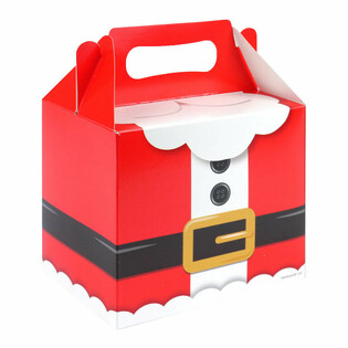 Caja de Menú - Navidad Papá Noel - 14 x 9,5 x 18 cm (12 uds.)
