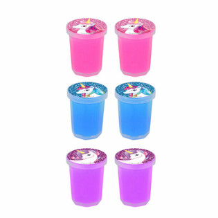 Botes Peque&ntilde;os de Slime de Unicornio (6 uds.)