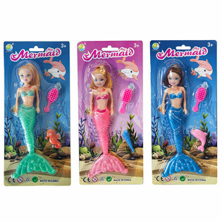 Mu&ntilde;eca Sirena en Bl&iacute;ster (6 uds.)