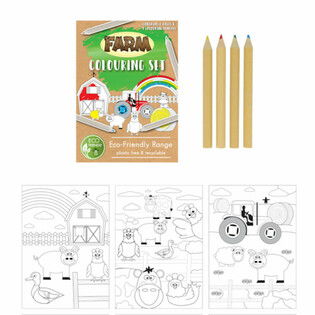 ECOL&Oacute;GICO - Set de Dibujo Granja (25 uds.)