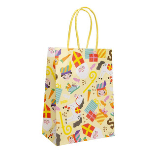 BOLSA DE REGALO DE PAPEL - SINTERKLAAS - 16x9x22 CM (12 uds.)