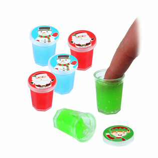 Navidad - Pequeños Botes de Slime (6 uds.)