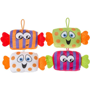 CARAMELOS DE PELUCHE - 23 cm - COLORES MEZCLADOS (24 uds.)