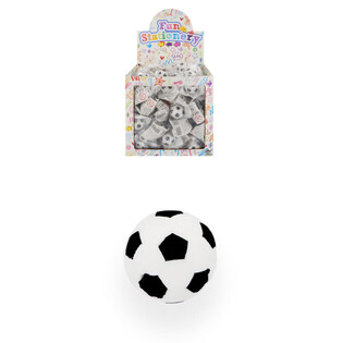 GOMAS DE BORRAR - MODELO: F&Uacute;TBOL - EN EXPOSITOR (120 uds.)