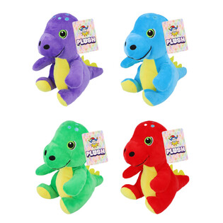Dinosaurio de peluche - 19 cm de alto - colores surtidos (12 uds.)