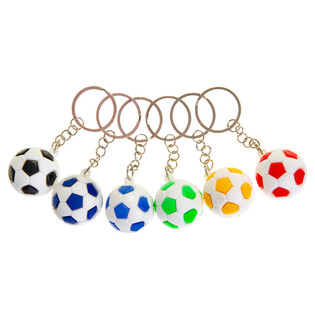 Llaveros de F&uacute;tbol - Colores Mezclados (48 uds.)