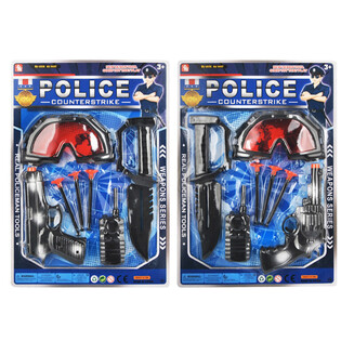 Set de Juego de Polic&iacute;a con Gafas y Pistola de Ventosas (6 uds.)
