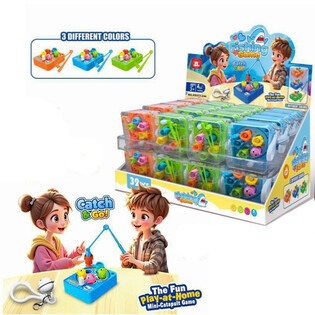 JUEGO DE PESCA DE CUERDA - EN EXPOSITOR (32 uds.)
