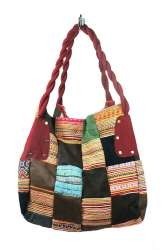 Bolso de Patchwork B-Fair Grande Rojo (1 ud)