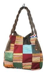 Ref: 97728 - BOLSO PATCHWORK B-FAIR PEQUE&Ntilde;O MARR&Oacute;N (1 ud)