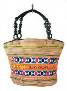 Art: 97735 - Bolso B-FAIR Beads con cuentas negras (1 ud)