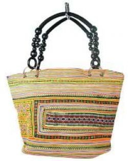 Art.nr: 97737 - Bolso B-FAIR Beads Negro/Arco&iacute;ris (1 ud)