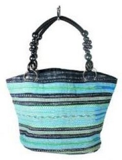 Bolso B-FAIR Beads Negro/Azul Claro (1 ud.)