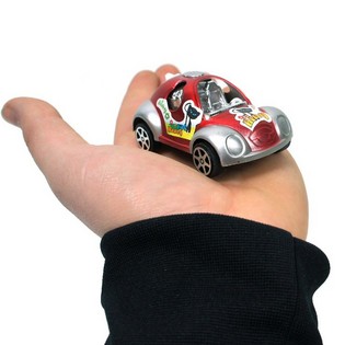 Set de 4 Coches de Fricción Pull-Back en Caja