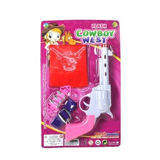 Set de Cowgirl para Ni&ntilde;as con Luz y Sonido (6 uds.)